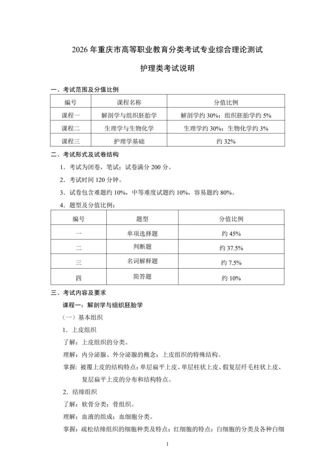 速看!2026年重庆春招普高类试卷结构及中职类考试说明! 第44张