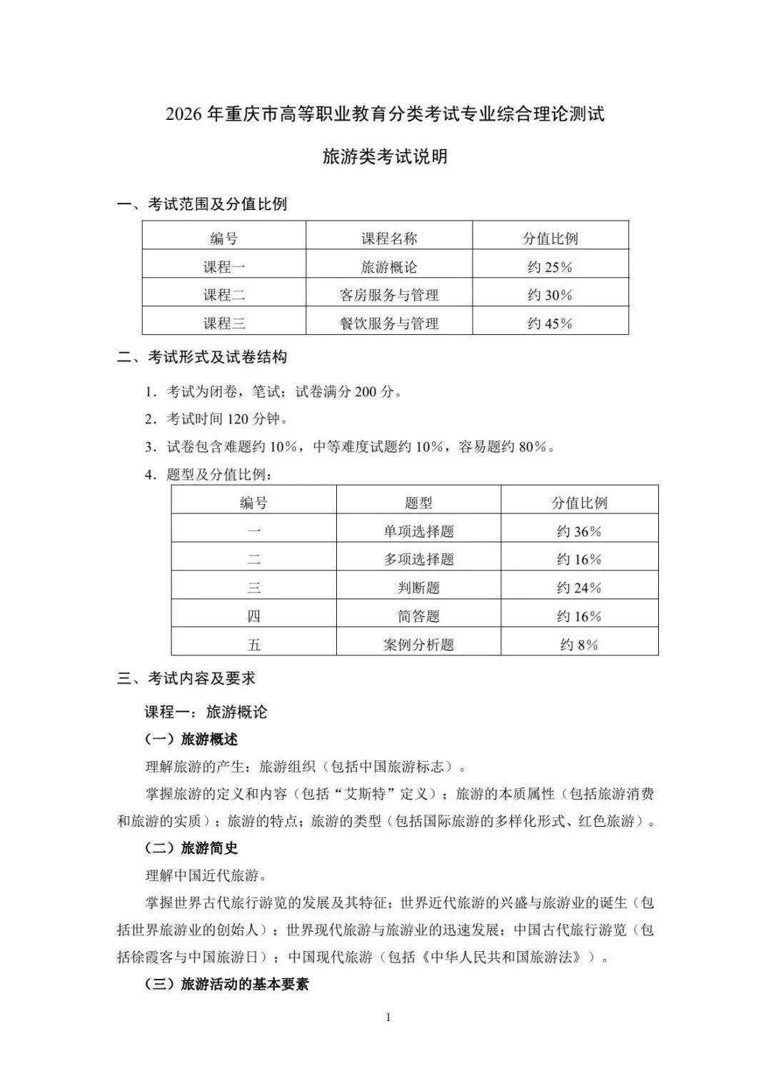 速看!2026年重庆春招普高类试卷结构及中职类考试说明! 第81张