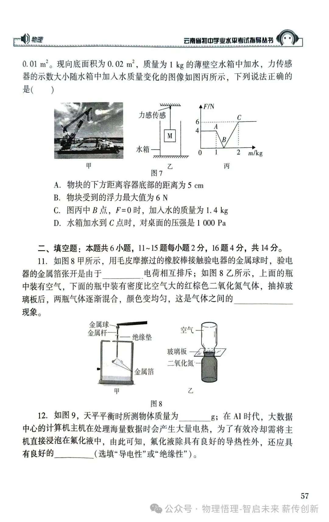2026年云南省初中学业水平考试物理、地理、生物模拟试卷(参考试卷)! 第4张