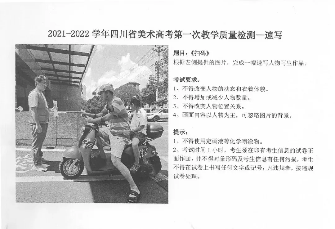 为梦想而战 |四川省2021年美术模拟考试(一模)考试结束! 第25张