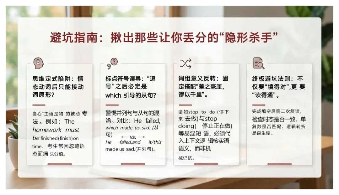 中考英语必看!短文填空不丢分的秘决 第3张