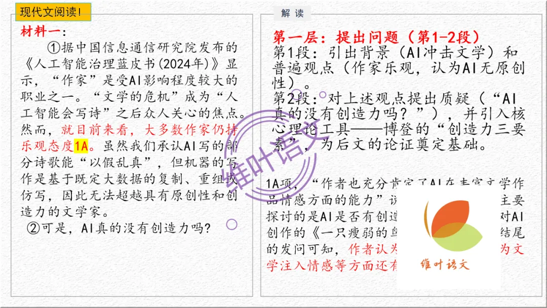 模考讲评 | 广东省普通高中毕业班综合测试(一),内有标杆文+点评 第11张