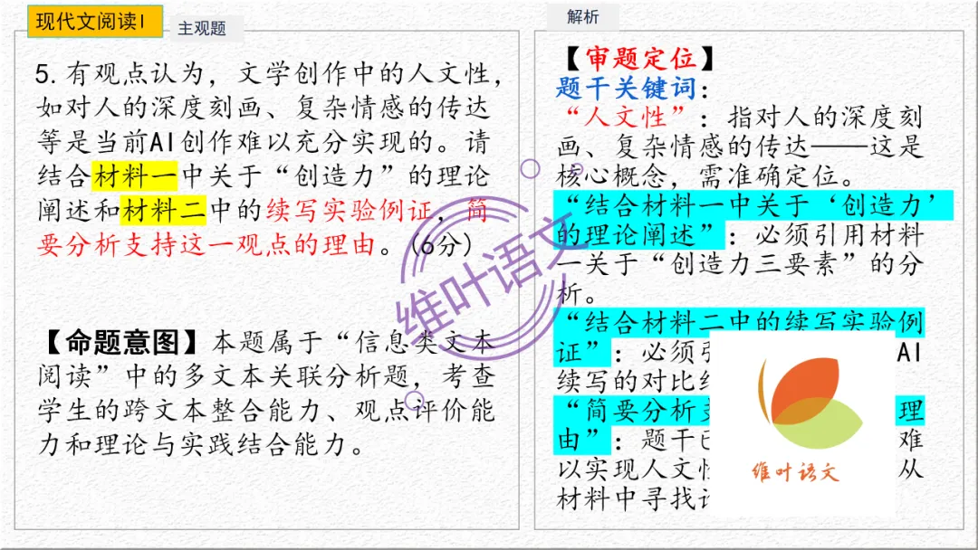 模考讲评 | 广东省普通高中毕业班综合测试(一),内有标杆文+点评 第27张