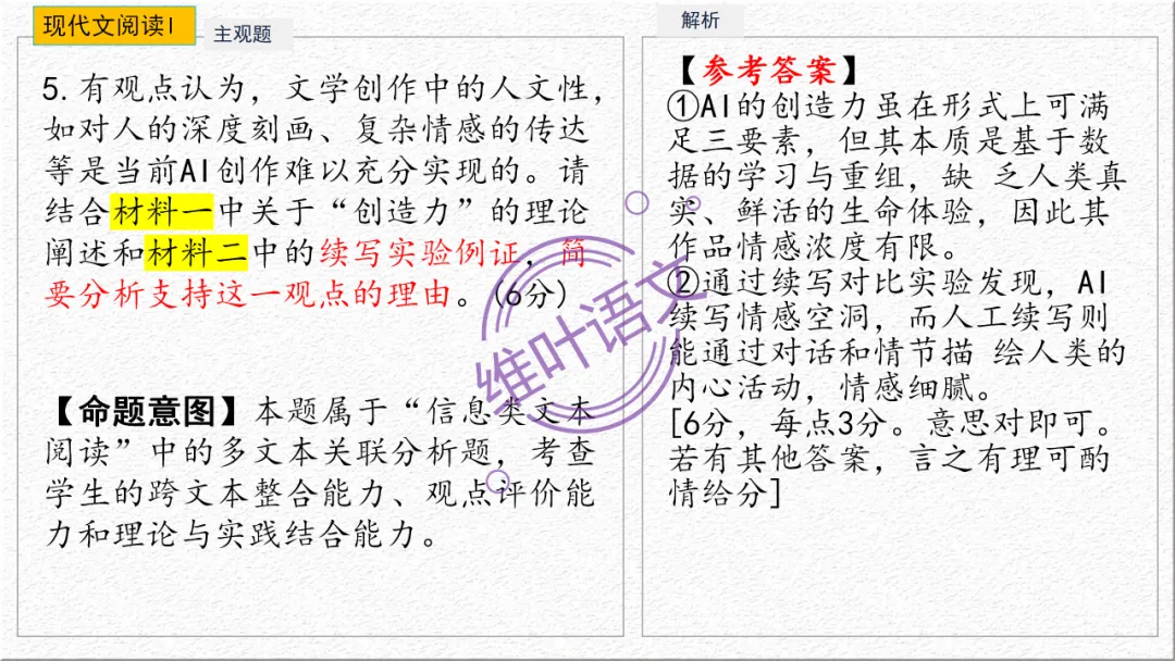 模考讲评 | 广东省普通高中毕业班综合测试(一),内有标杆文+点评 第31张