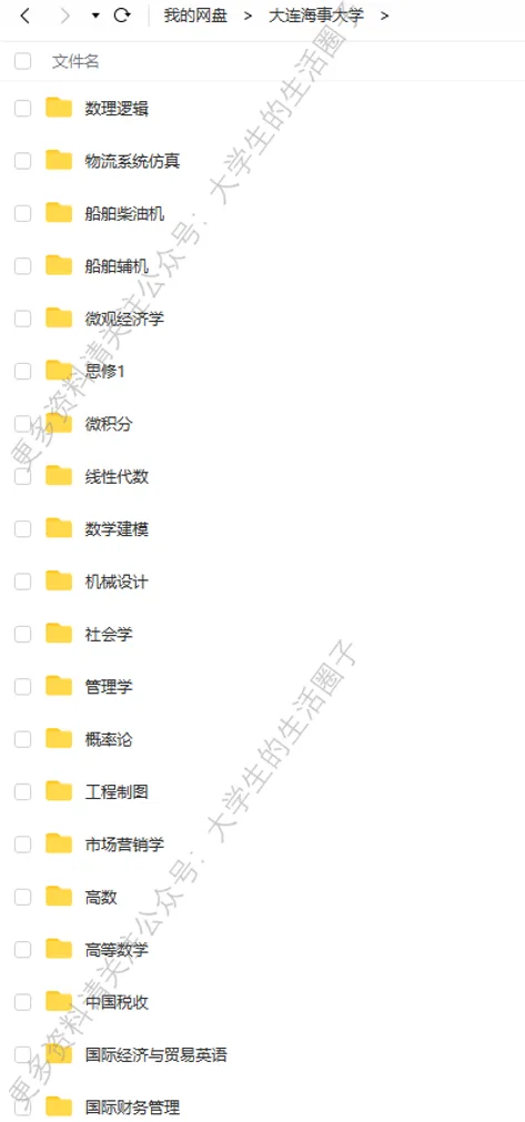 大连海事大学期末考试多科目历年试卷真题免费领取,大连海大同学的专属福利来了! 第6张