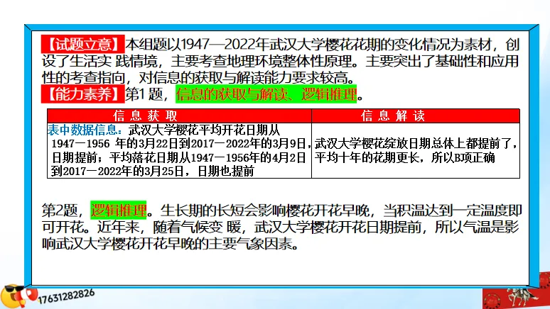 高考二轮《高考真题分类官方解析合集》自然地理环境的整体性(节选“自然地理环境”) 第47张