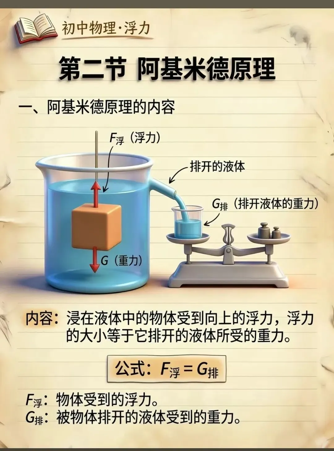 中考物理压强浮力知识清单和分层训练卷和答案 第10张