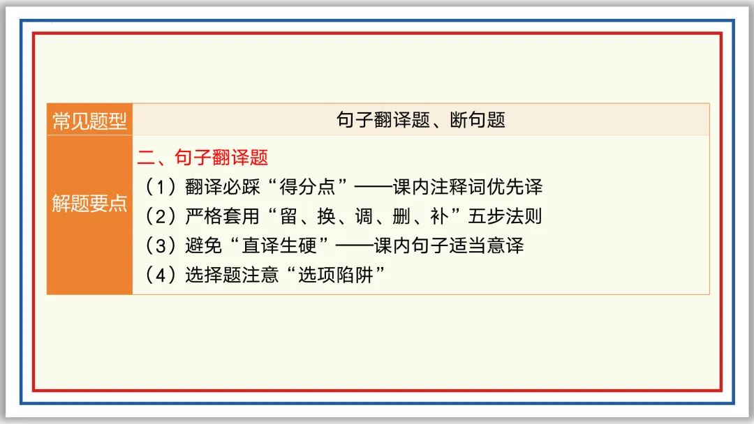 中考一轮15:文言断句翻译(下)PPT 收藏版 第9张