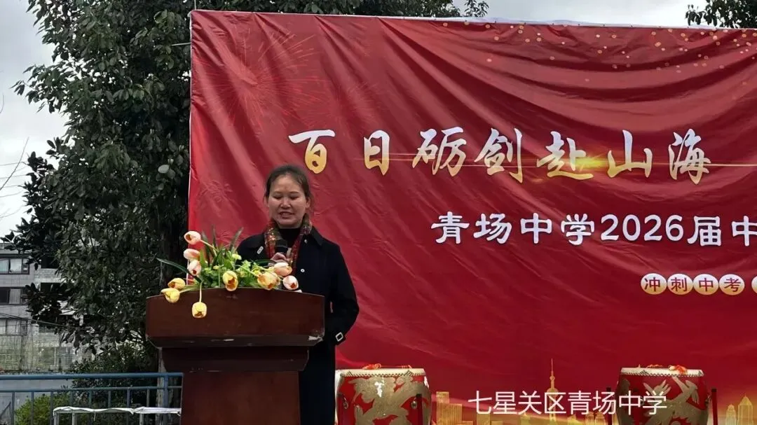 青场中学中考冲刺动员誓师大会 第35张