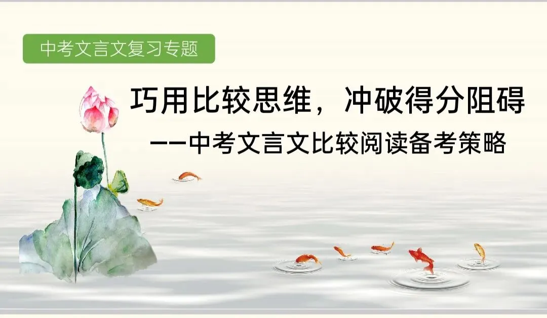中考语文专题复习:文言文对比阅读备考策略ppt 第2张