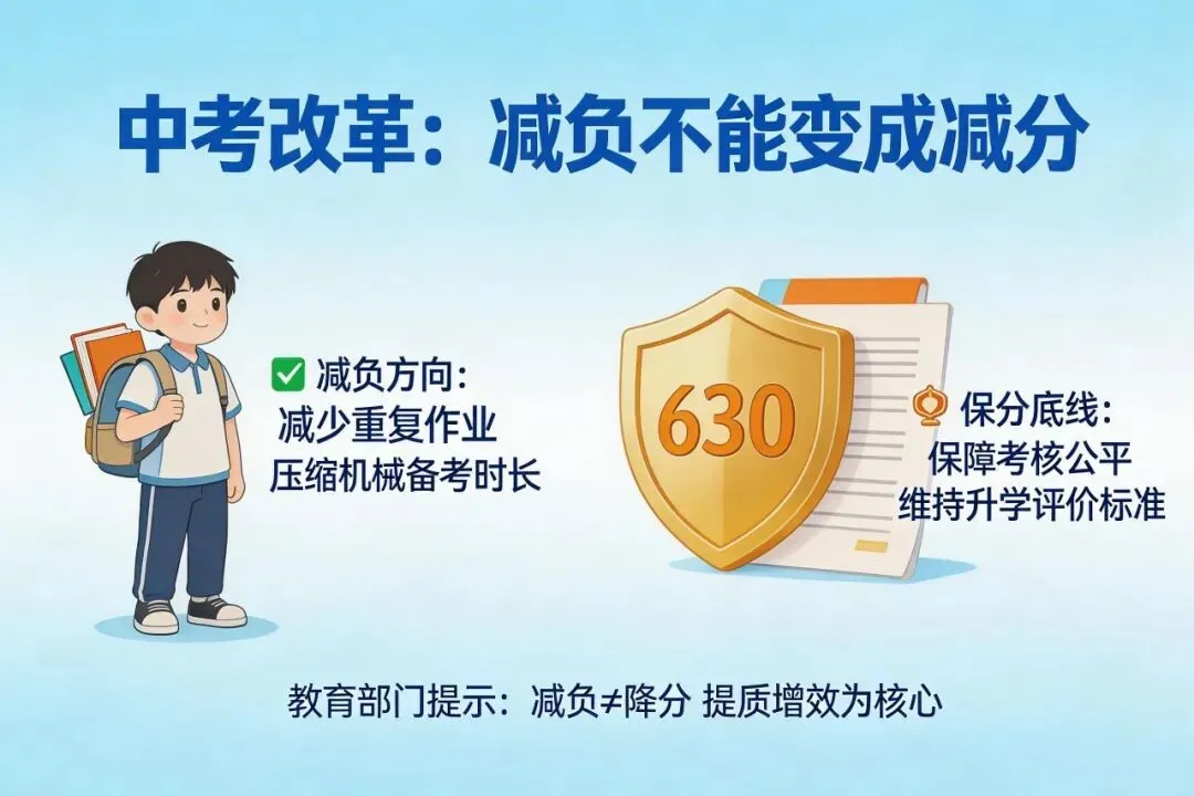 中考改革:减负不能变成减分 第1张