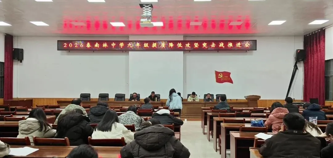 【聚焦中考】扶摇而上,决胜千里!南林中学打响九年级提质攻坚战 第14张