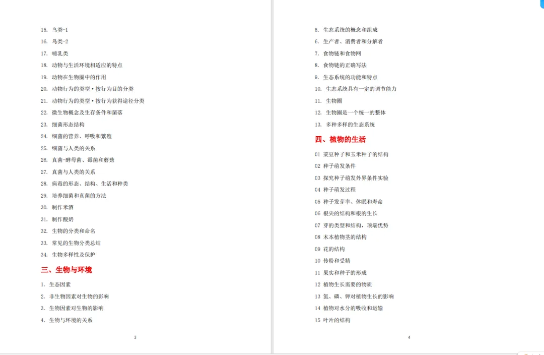 冲刺中考!初中生物提分王炸组合来啦!360° 知识清单 + 专属 Flash 课件 第4张