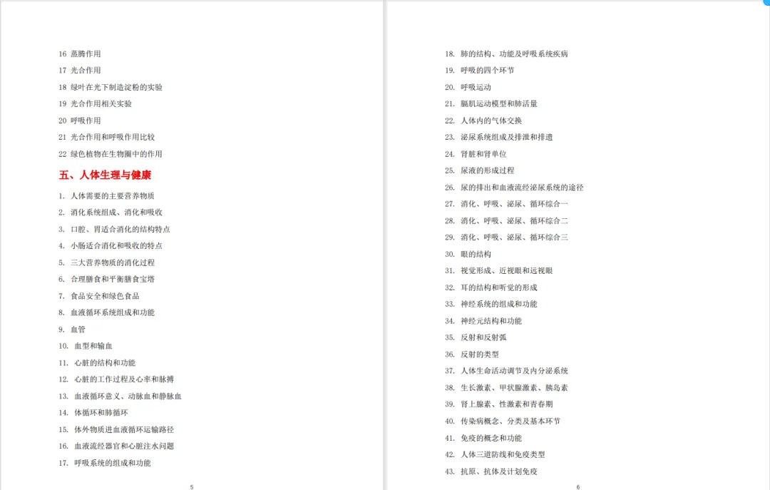 冲刺中考!初中生物提分王炸组合来啦!360° 知识清单 + 专属 Flash 课件 第5张