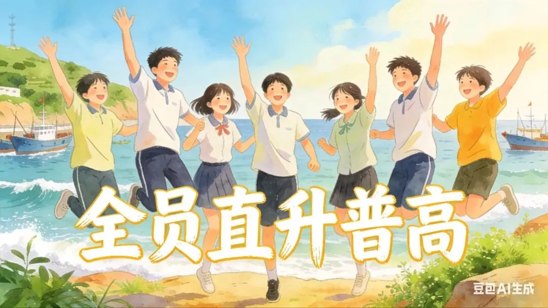 取消中考落地?直升高中!浙江嵊泗全员直升普高火了 第1张