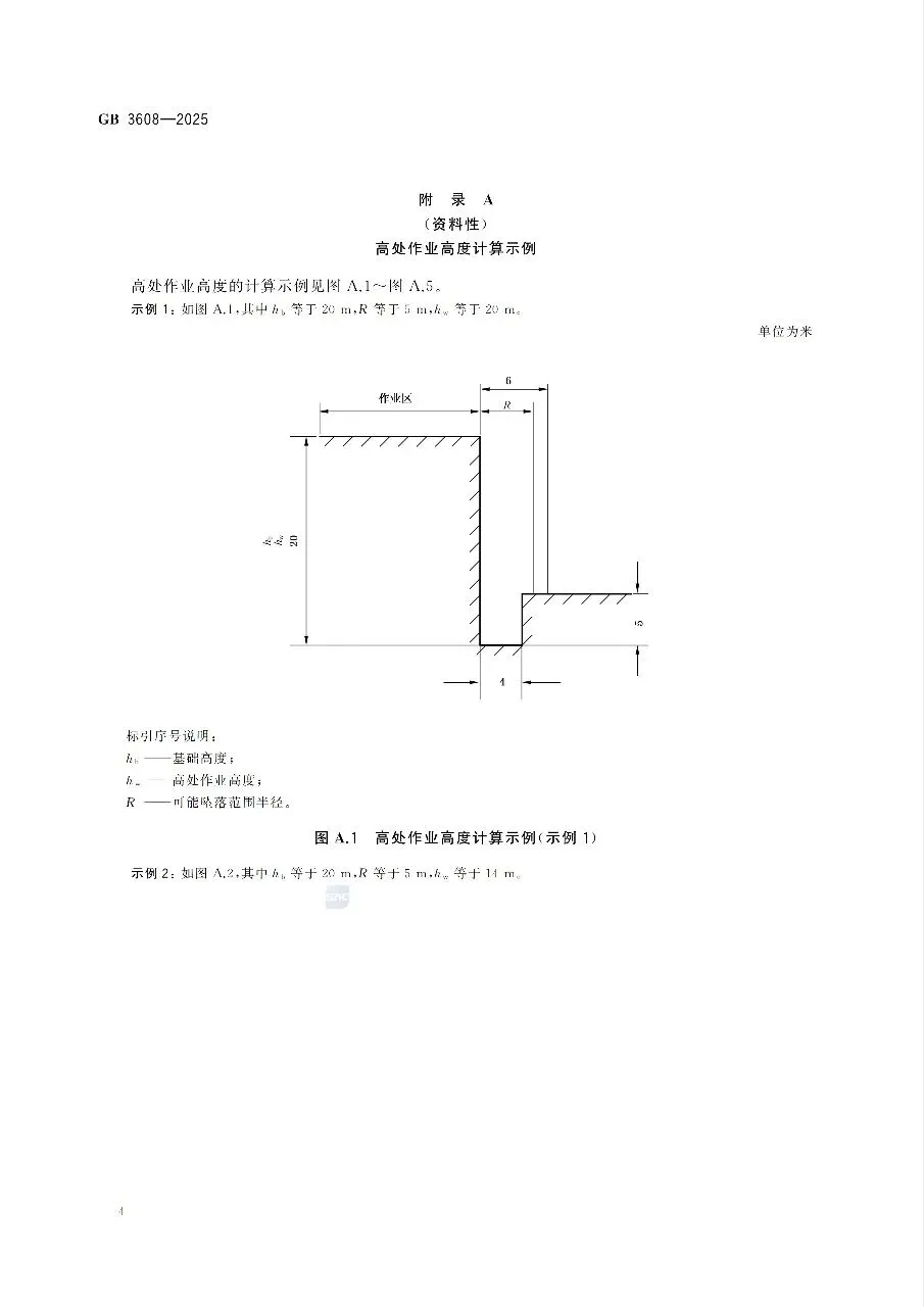《高处作业分级标准考试试卷》GB 3608-2025 第7张