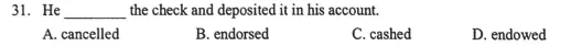 考博英语真题:2006-31-35(词汇) 第2张 考博英语真题:2006-31-35(词汇) 第2张