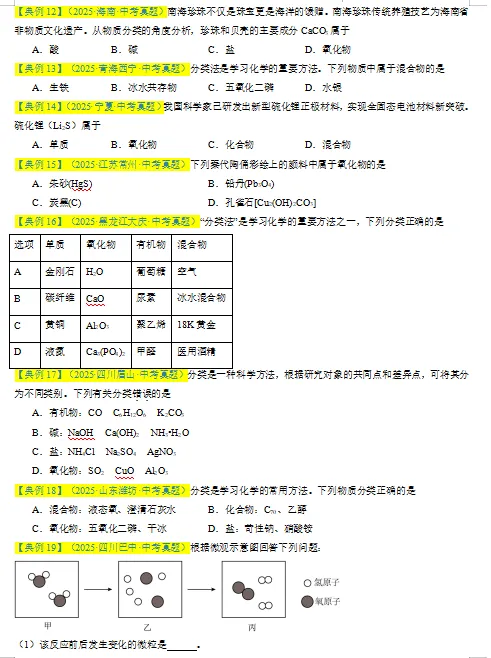 2026中考化学一轮复习知识清单,收藏打印背熟,考试基础“0”扣分!(全国通用版) 第11张