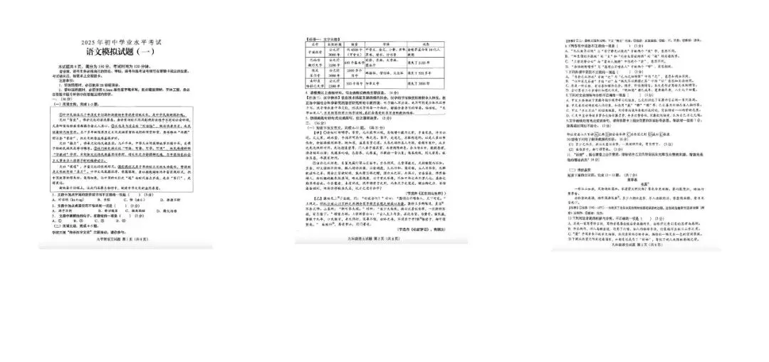 济南市七区历年中考一模全科试题免费领取! 第5张