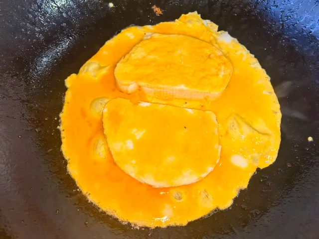 中考倒计时!初三儿子早餐都吃啥?馒头做三明治,成本不足10元! 第5张