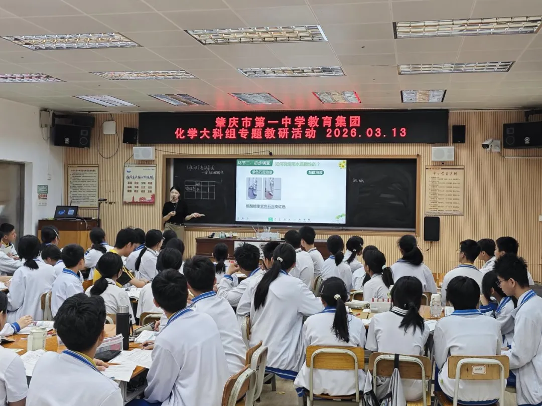 研思共进赋能教学,多措并举备战中考——肇庆市第一中学教育集团初中部化学教研活动 第29张