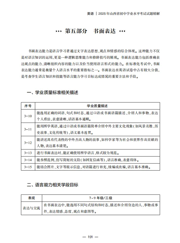 2025年山西中考英语第九题——省命题中心官方深度解析 第1张