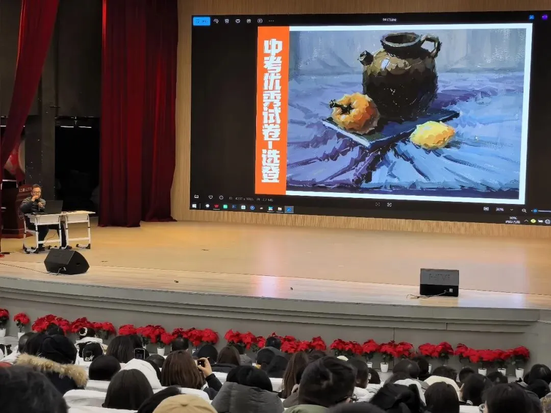 2026河北省中考美术第二次模拟考试试卷分析会(附高分试卷) 第9张