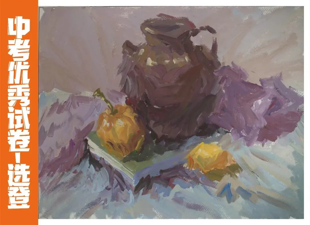 2026河北省中考美术第二次模拟考试试卷分析会(附高分试卷) 第40张