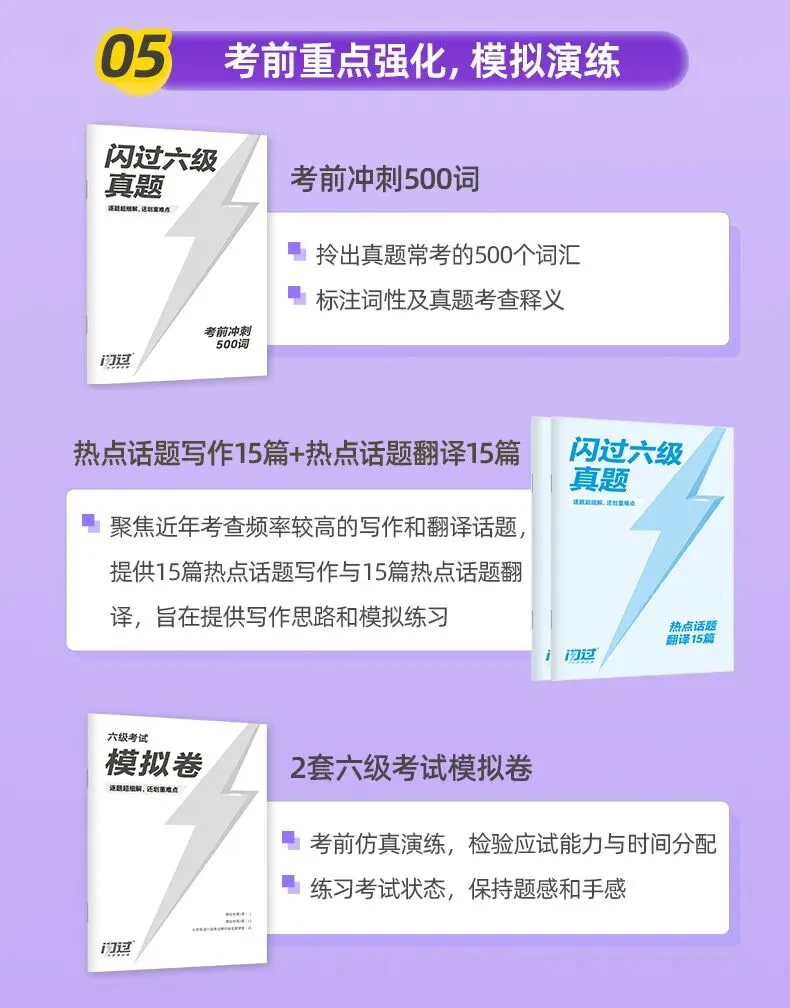 官宣!《闪过六级真题》重磅上市,六级党速冲! 第9张