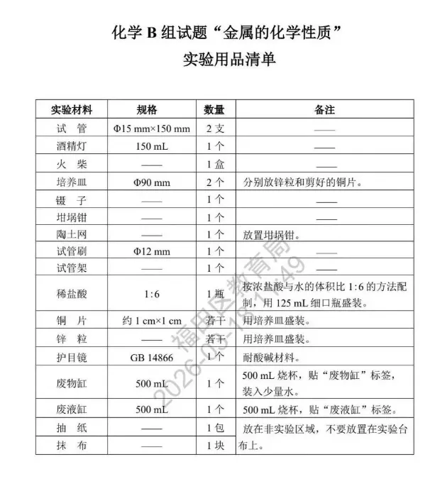 2026深圳中考理化实验操作模拟考试题各3套公布! 第18张