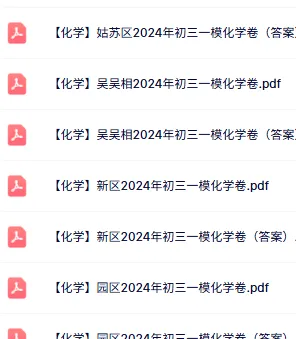 免费领:苏州初三一模86套近5年真题(全科真题+答案) 第15张