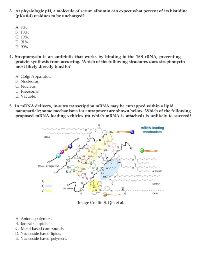 USABO历年真题【2003-2025】免费领取,含答案解析 第8张