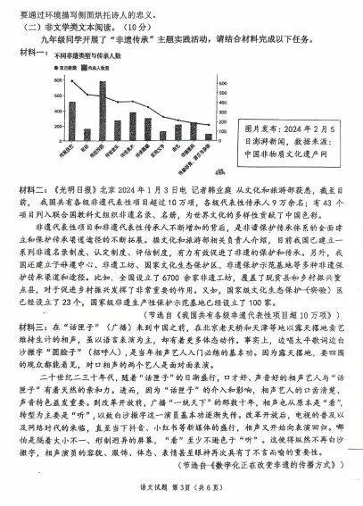 2026徐州市树人中学初三一模试卷来了 第3张
