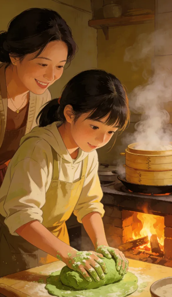 五篇中考满分作文分享:《野草漫过石阶》《青团绿》《纸上河山》《路灯下的身影》《与李白饮》 第2张