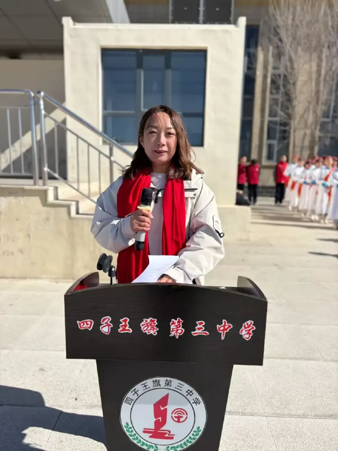 百日誓师圆满举行,策马扬鞭决胜中考——四子王旗第三中学2026届百日誓师大会 第37张