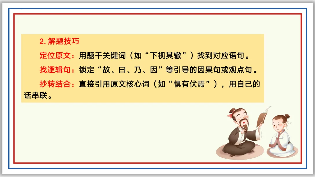 中考一轮16:文言内容主旨(上)PPT 收藏版 第20张