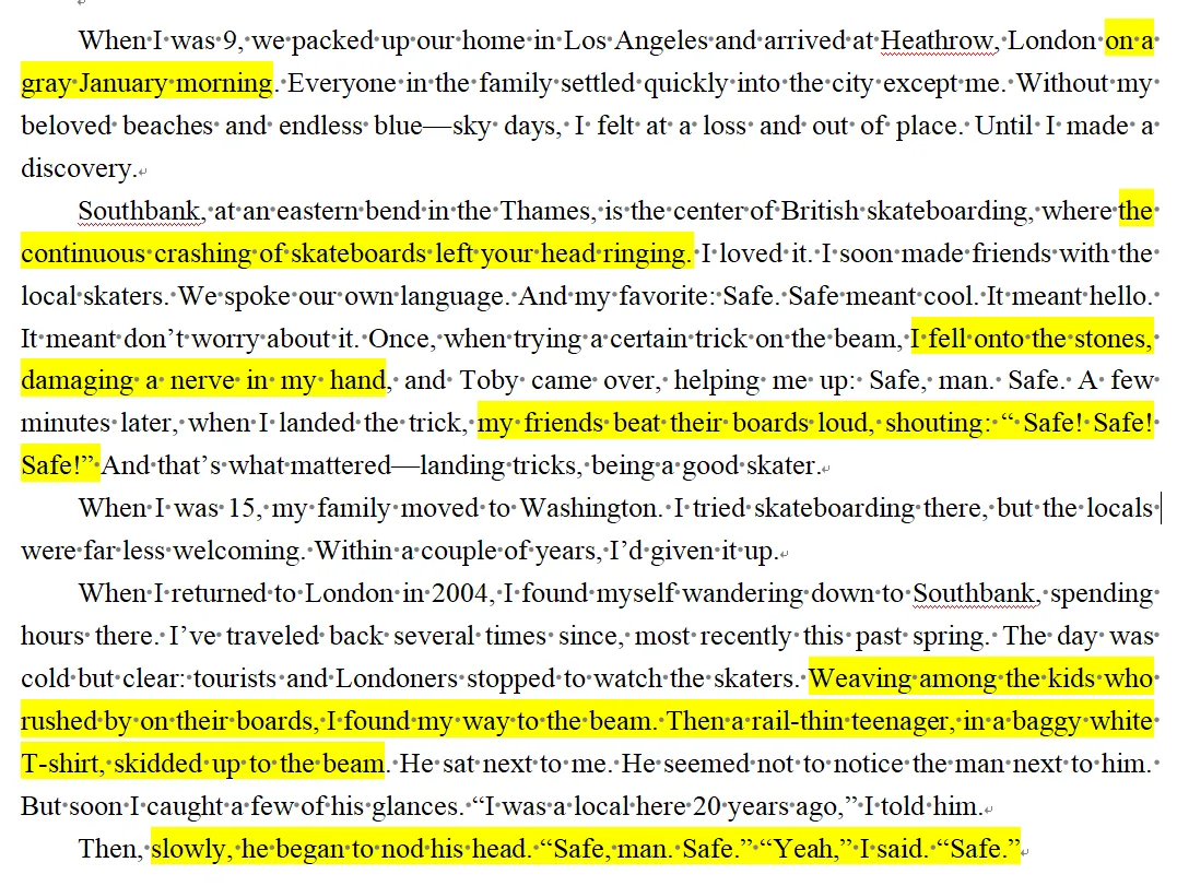 高考英语阅读理解真题中的“惊鸿一笔”——那些让人感动落泪的文字是深圳一模阅读理解B篇的灵感之源? 第6张