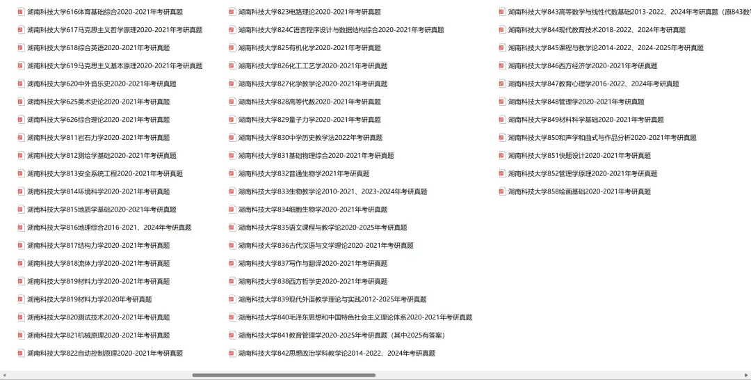 湖南科技大学考研专业课历年真题汇总(含2026真题) 第3张