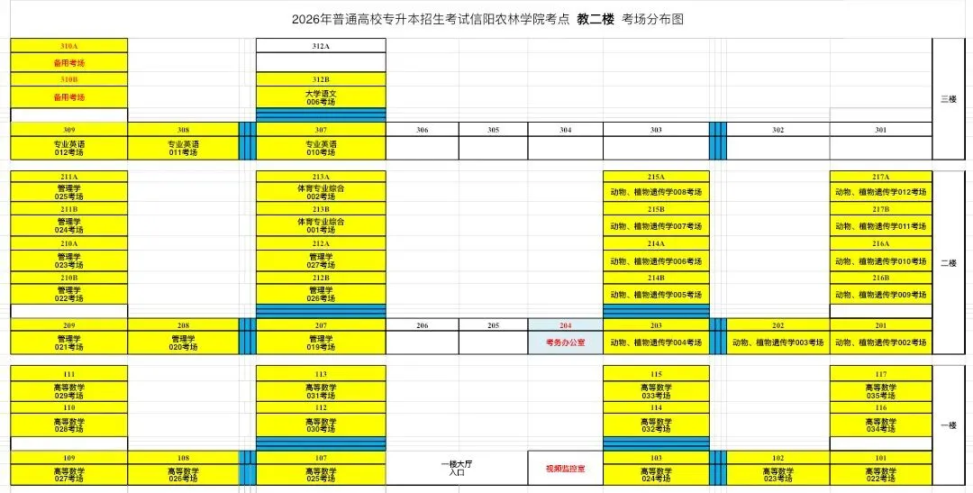 所有参加专升本考试的考生本周五下午4:00-5:00参加模拟演练,可将文具按要求放置到考场. 第1张