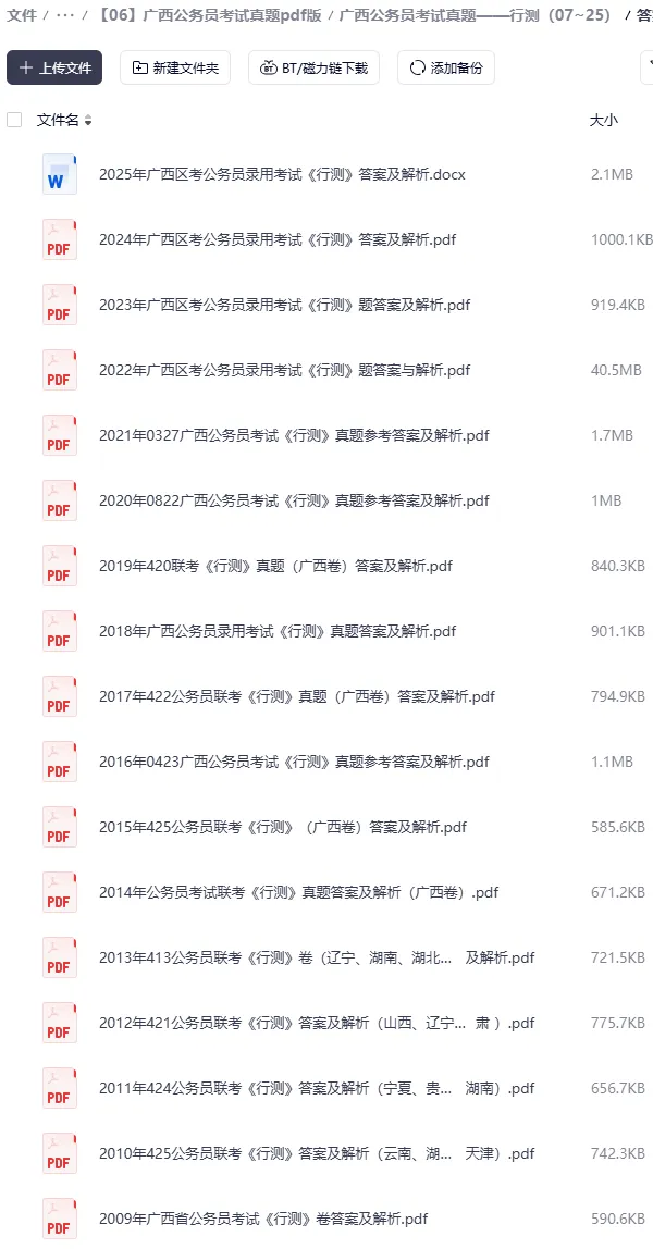 2026年广西省考资料合集(含26笔试真题+行测申论) 第3张