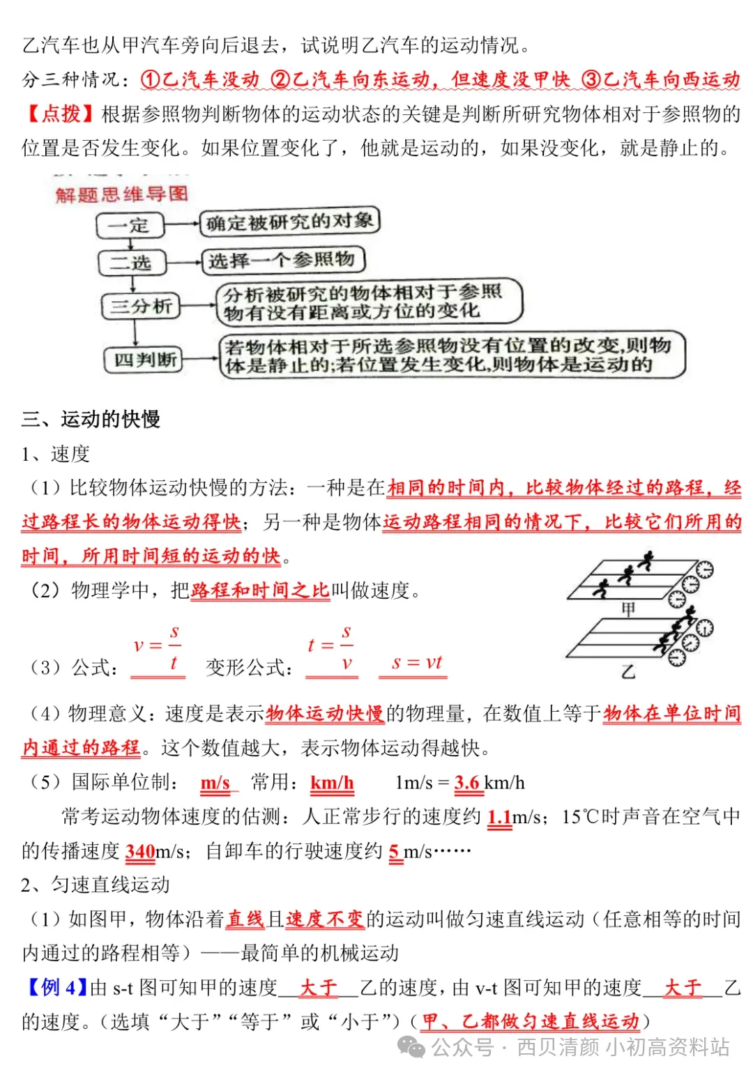 人教版 初中物理中考复习详细资料 完整版 第4张