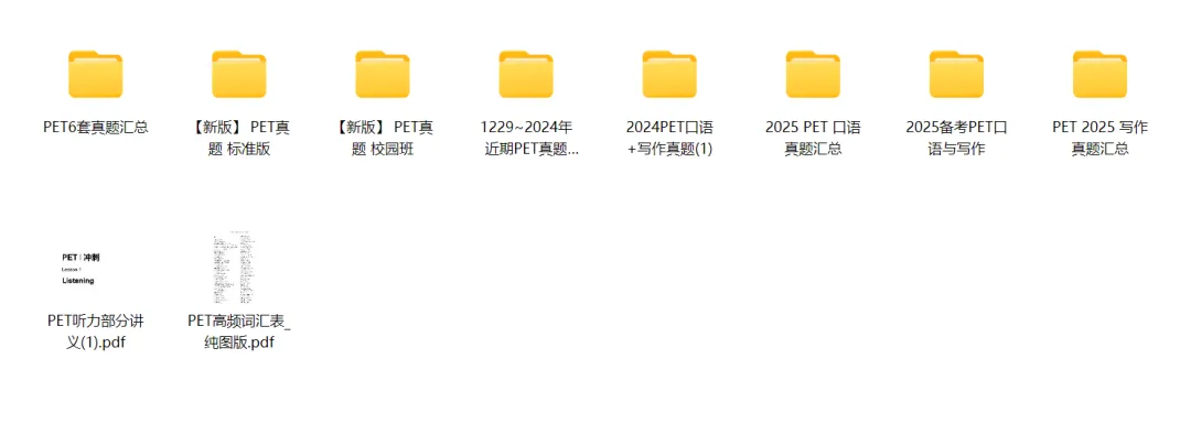 PET口语&写作真题 第1张