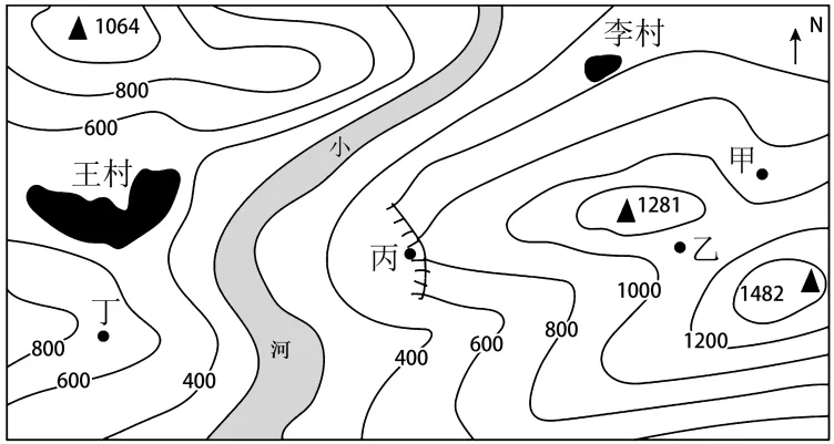 中考专训11:等高线地形图(02) 第5张