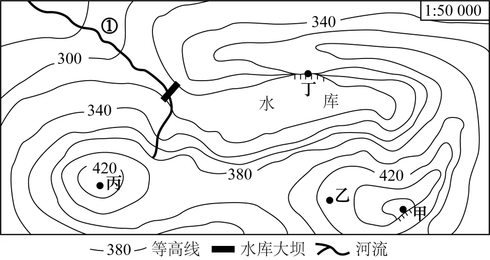 中考专训11:等高线地形图(02) 第16张