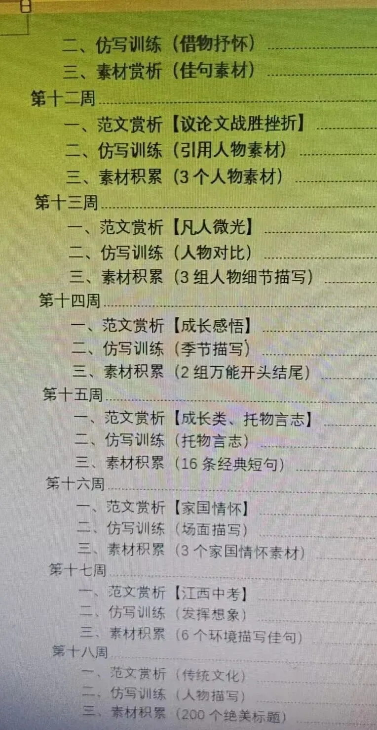 2026中考作文专题备考讲义(小偿分享) 第19张