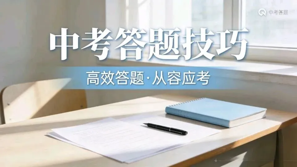 中考答题技巧全攻略:避开致命失误,每一分都攥在手里! 第1张