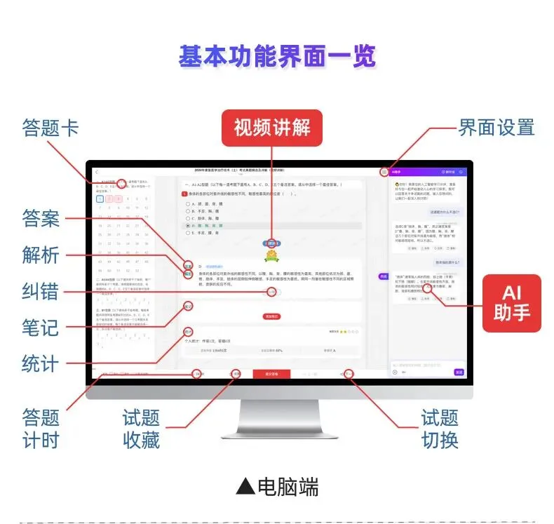 2026年康复医学治疗技术(士)考试题库【历年真题(部分视频讲解)+章节题库+试题+冲刺试卷】AI讲解 第15张 2026年康复医学治疗技术(士)考试题库【历年真题(部分视频讲解)+章节题库+试题+冲刺试卷】AI讲解 第15张