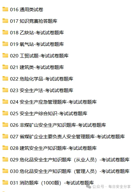 2026最新版50类600套安全培训试卷、题库.docx 第6张