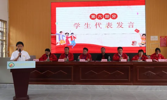 百日拼搏誓创佳绩 少年逐光共赴中考——怀集县甘洒镇中心学校2026届誓师大会 第8张