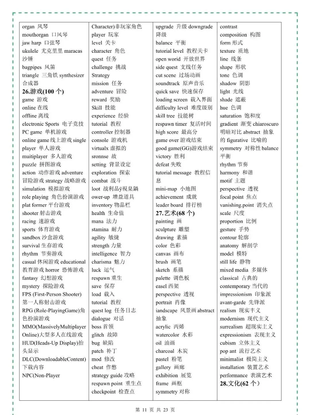 2026年中考英语3500词,7天背完,暴涨词汇量(完整版) 第13张